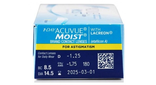 1 Day Acuvue Moist For Astigmatism (30 lens/box)-1