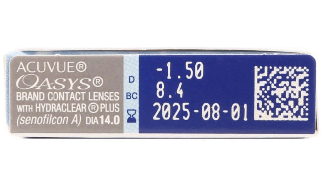 Acuvue Oasys Hydraclear Plus (6 lens/box)-1