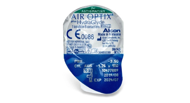 Air Optix Plus HydraGlyde for Astigmatism (3 lens/box)-4