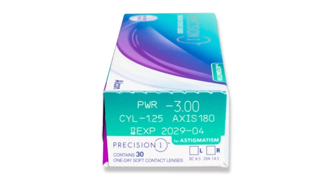 Buy Alcon Precision 1 for Astigmatism (30 lens pack)-2