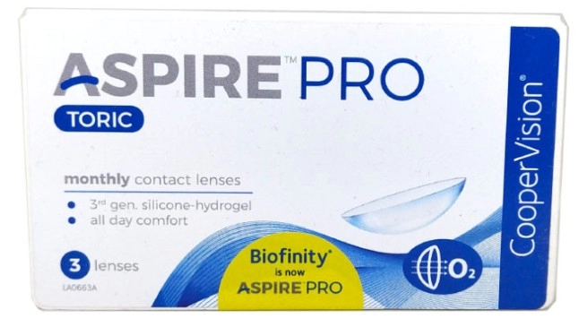 CooperVision Aspire PRO Toric (3 lens/box)