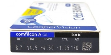 CooperVision Aspire PRO Toric (3 lens/box)